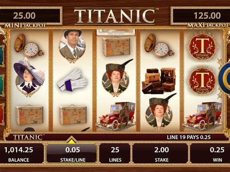 titanic slot machine for sale